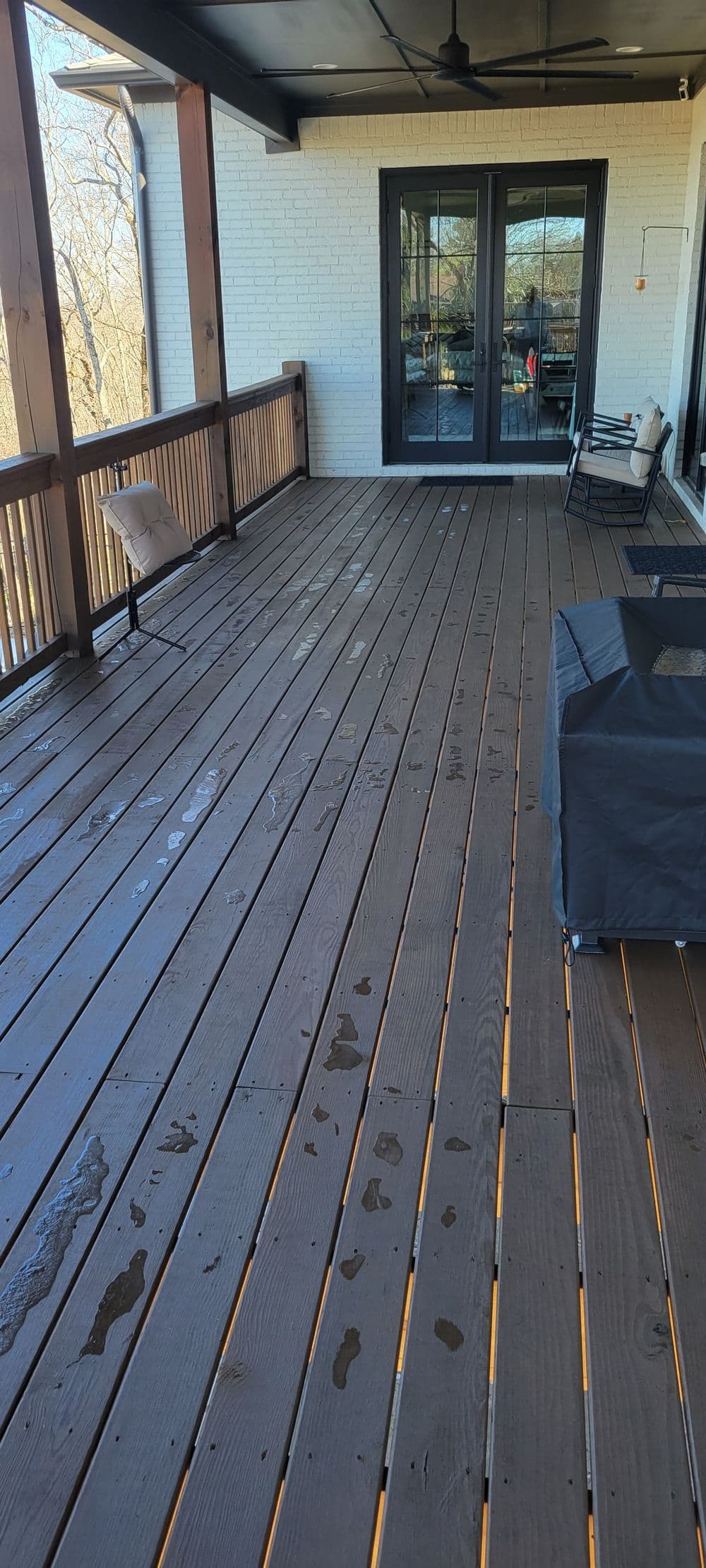 Gallery photos for Large Deck and Aluminum Fence Installation: Image #3